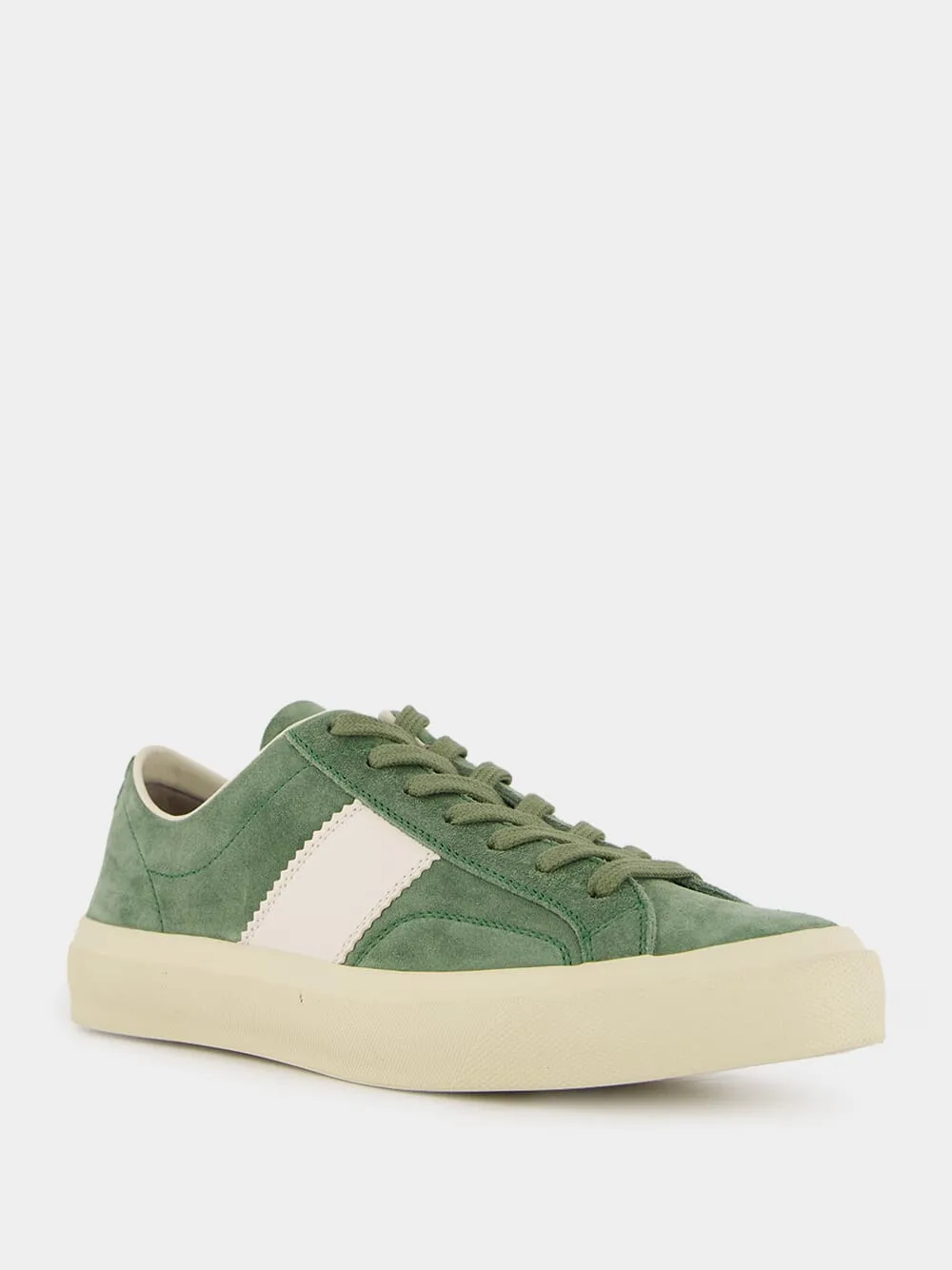 Sage Suede Cambridge Sneakers