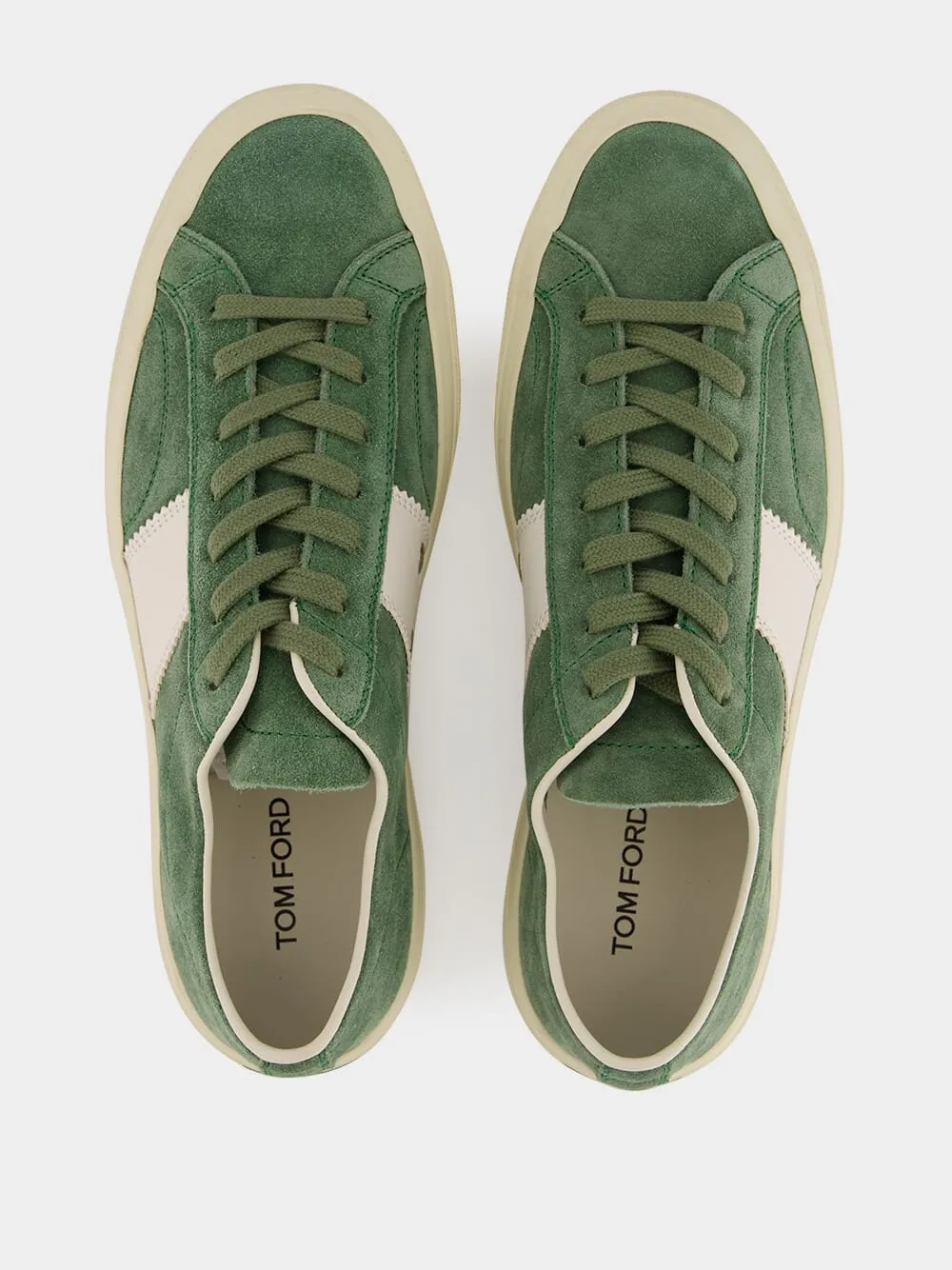 Sage Suede Cambridge Sneakers