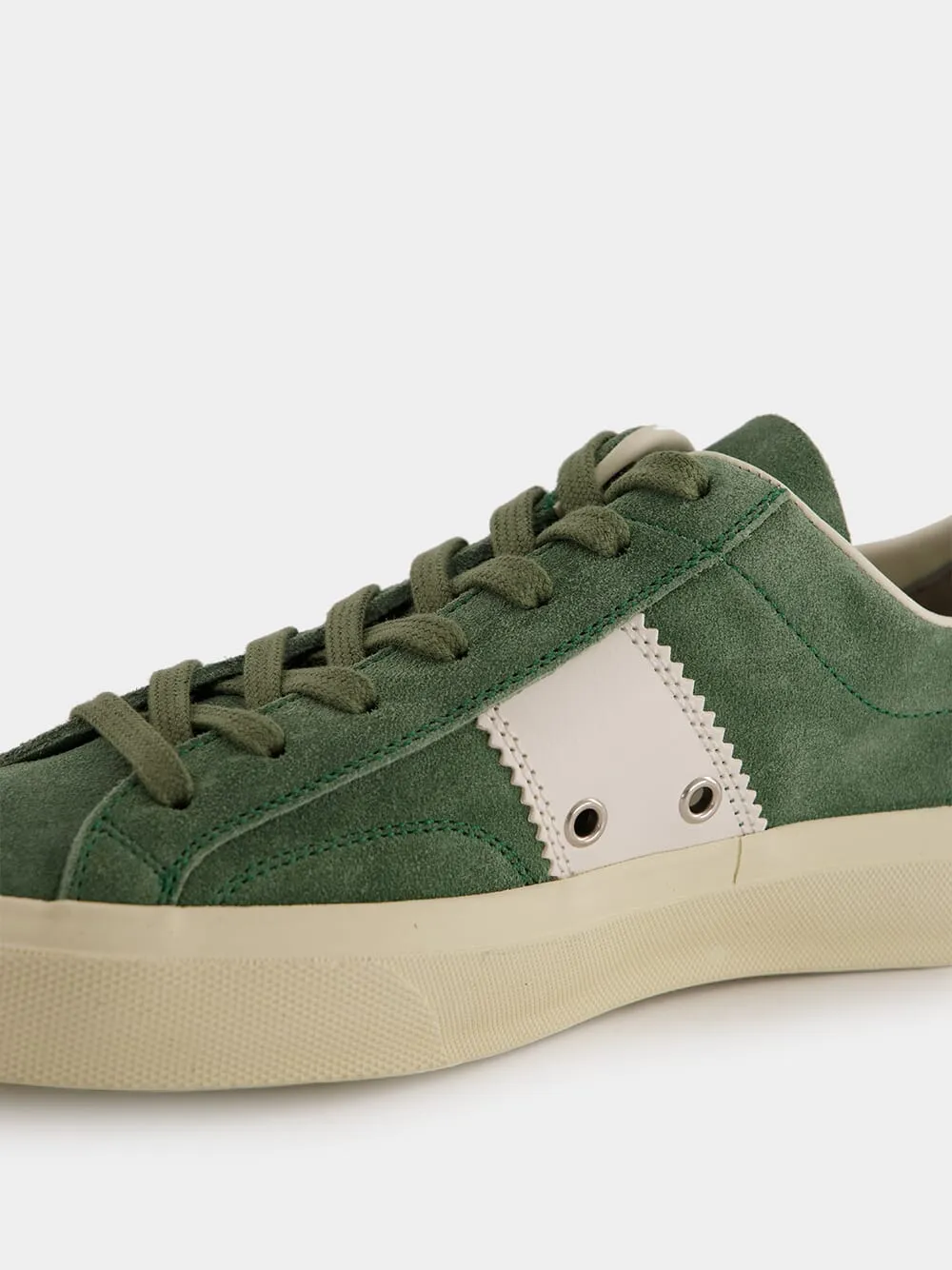 Sage Suede Cambridge Sneakers