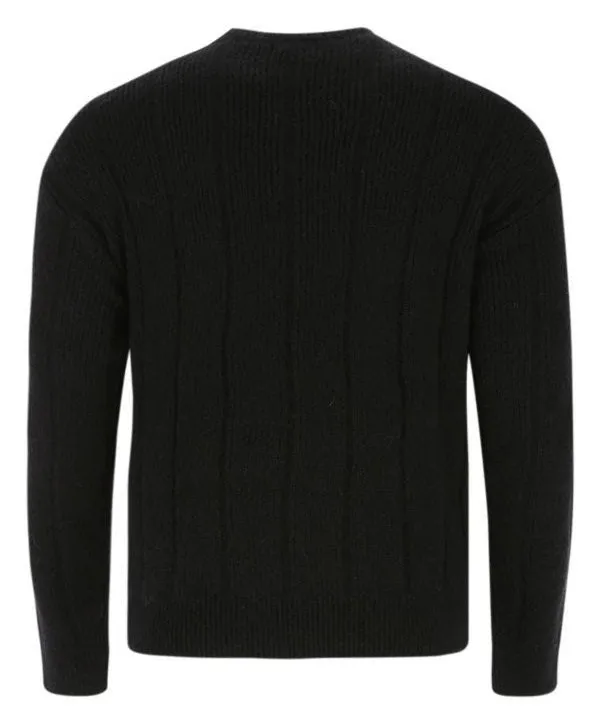 Saint Laurent  |SWEATER WITH DIAMOND-PATTERNED BIB