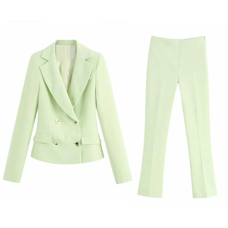 Shades of Green Pantsuit