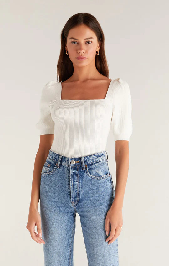 Sibyl Short Sleeve Sweater Top