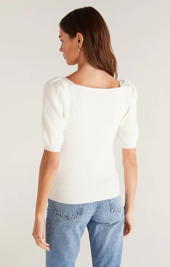 Sibyl Short Sleeve Sweater Top