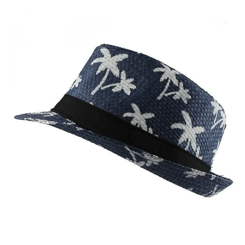 Summer Fashion Unisex Casual Panama Beach Style Straw Sun Hats