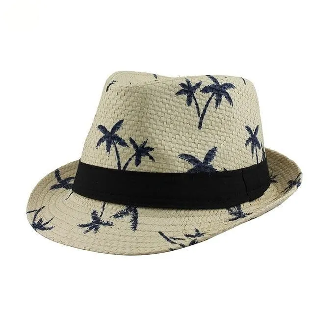 Summer Fashion Unisex Casual Panama Beach Style Straw Sun Hats