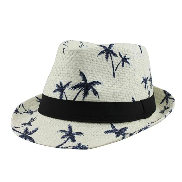 Summer Fashion Unisex Casual Panama Beach Style Straw Sun Hats