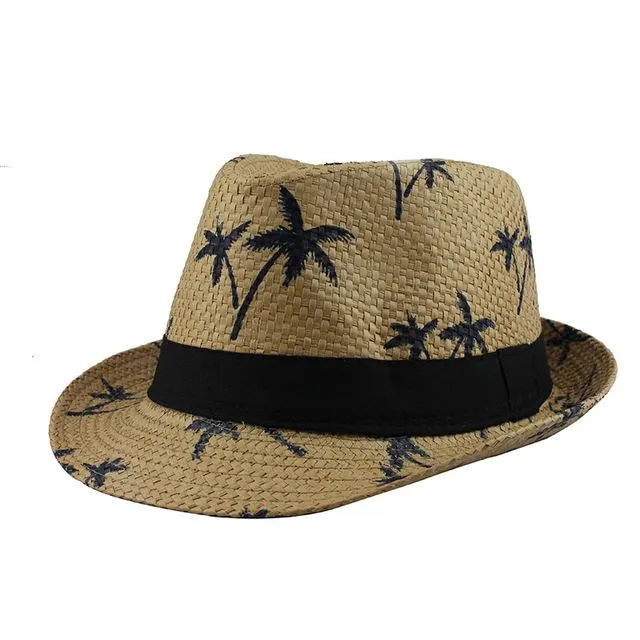 Summer Fashion Unisex Casual Panama Beach Style Straw Sun Hats