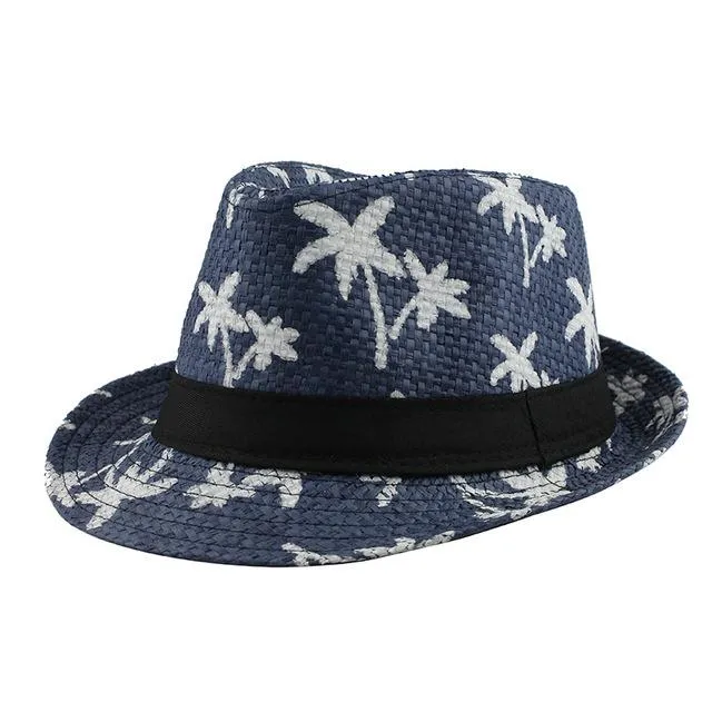 Summer Fashion Unisex Casual Panama Beach Style Straw Sun Hats