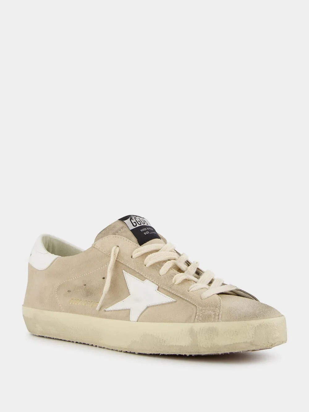 Super-Star Beige Suede Sneakers