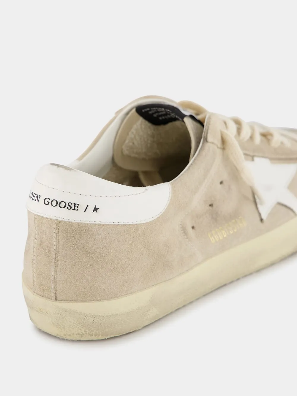 Super-Star Beige Suede Sneakers