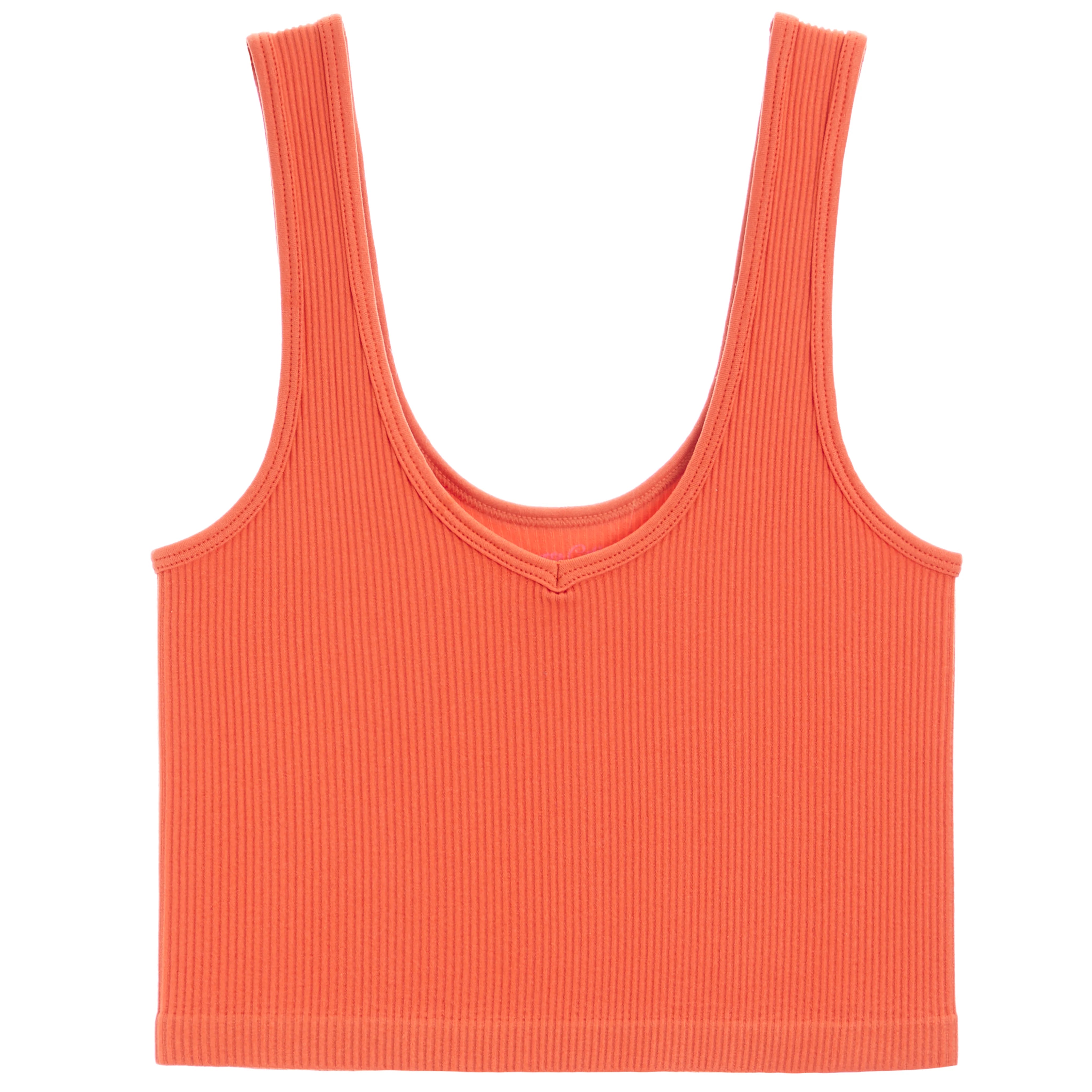 Suzette Collection- Ribbed V-Neck Tank