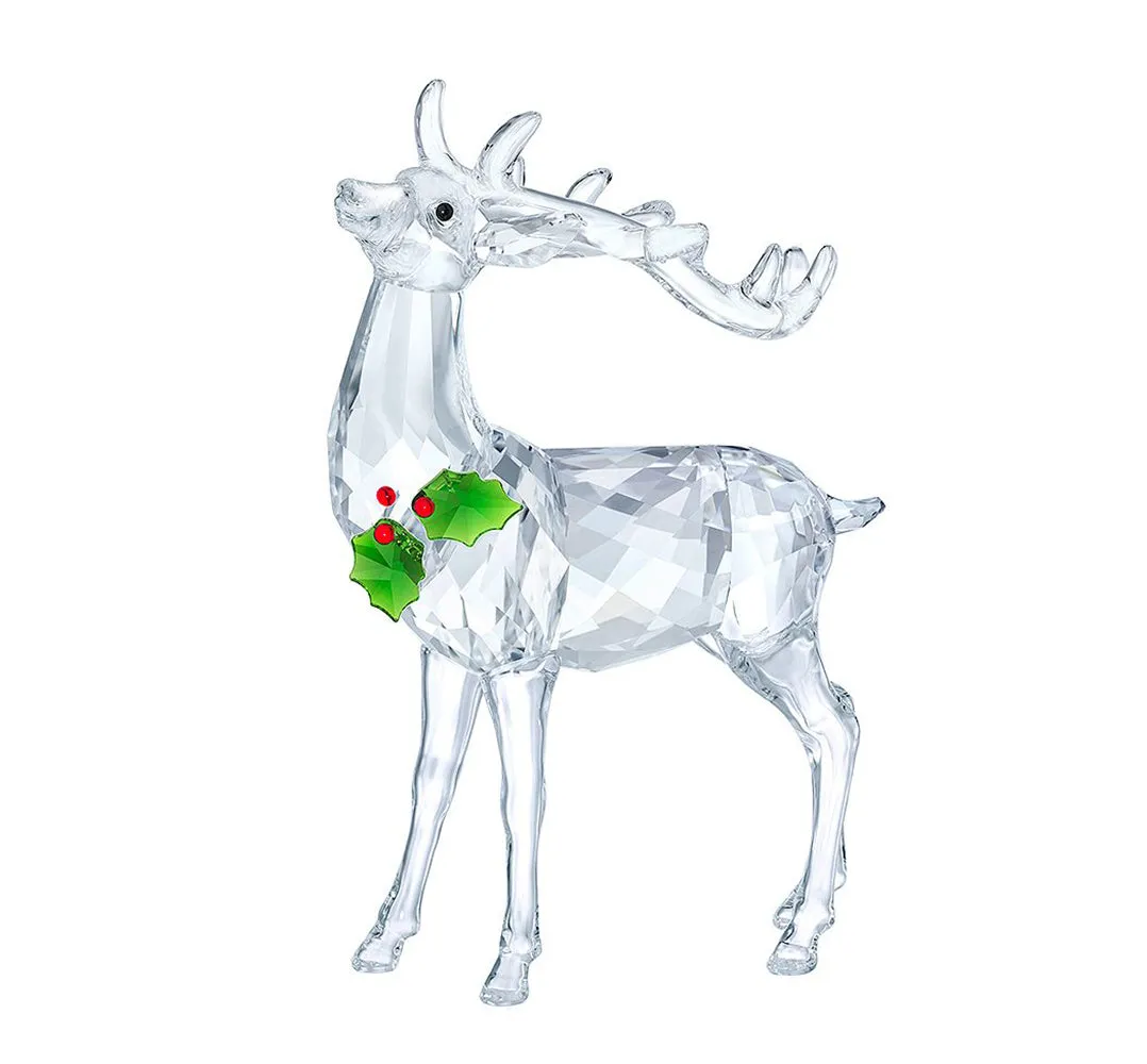 Swarovski Crystal Christmas Figurine CHRISTMAS STAG -5403311