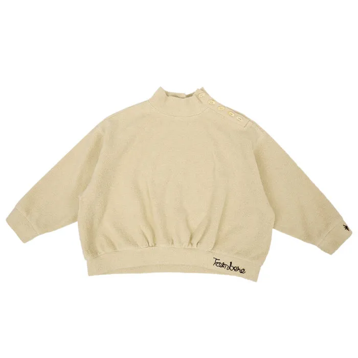 Tambere Child Elon Mockneck Sweatshirt Beige