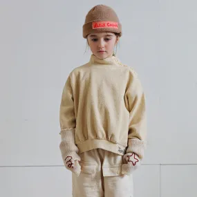 Tambere Child Elon Mockneck Sweatshirt Beige