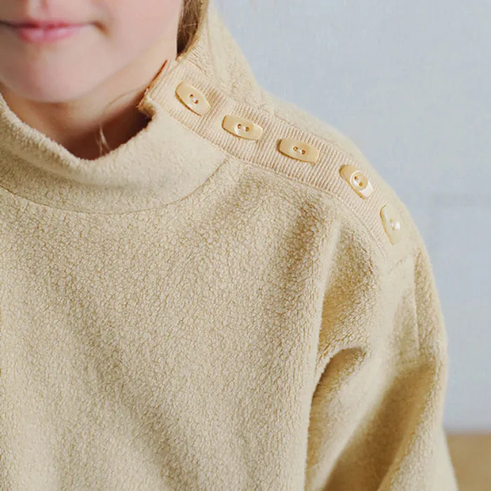 Tambere Child Elon Mockneck Sweatshirt Beige