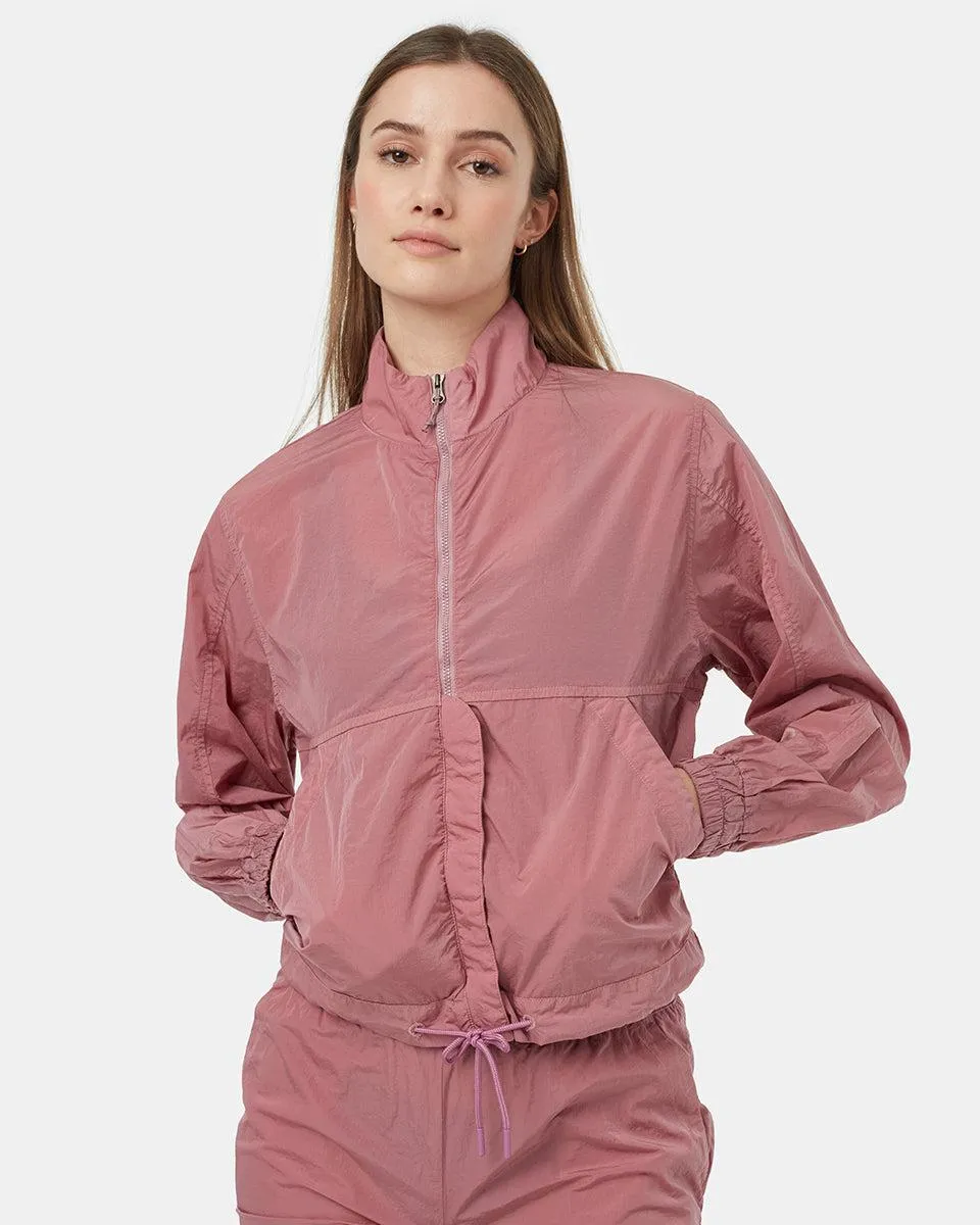 Tentree Recycled Nylon Short Jacket in Dusty Orchid