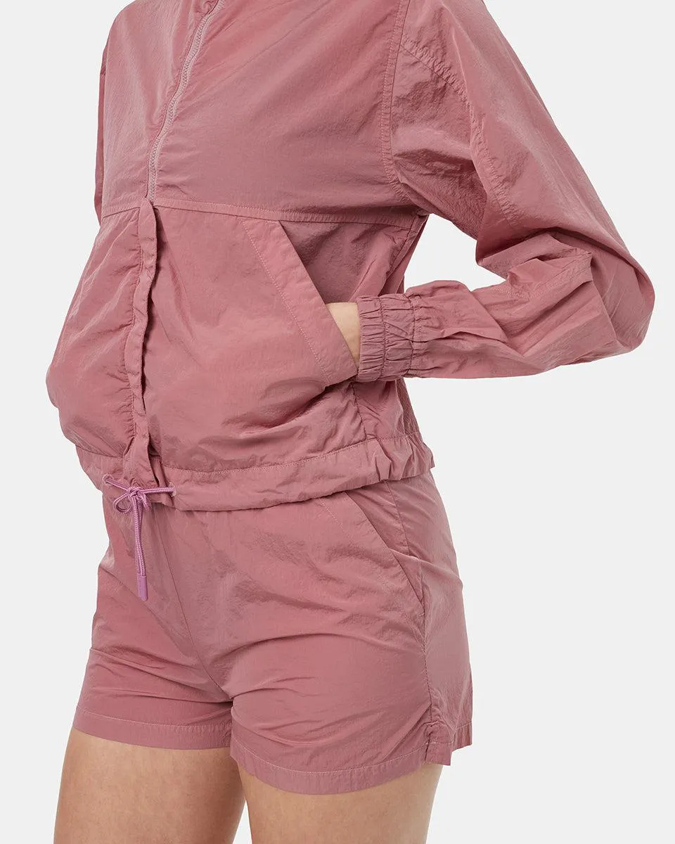 Tentree Recycled Nylon Short Jacket in Dusty Orchid