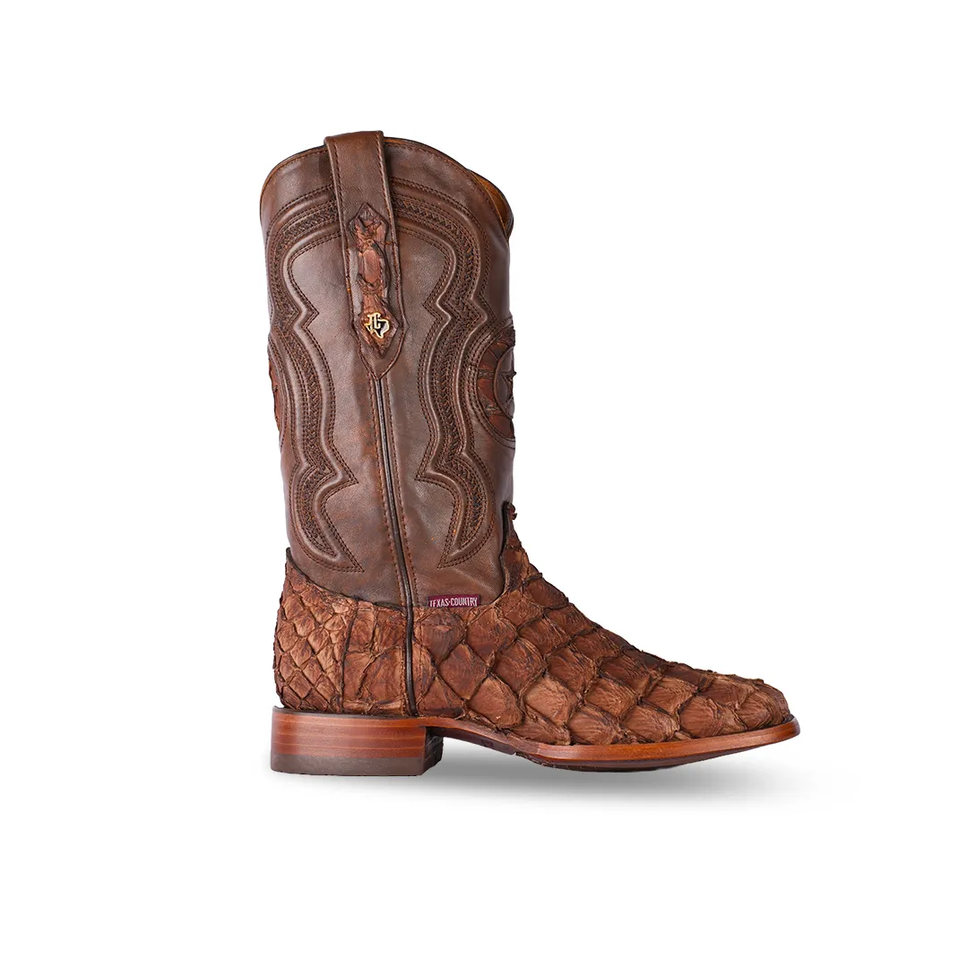 Texas Country Exotic Boot Pez Cafe Matte PZ60 H-501