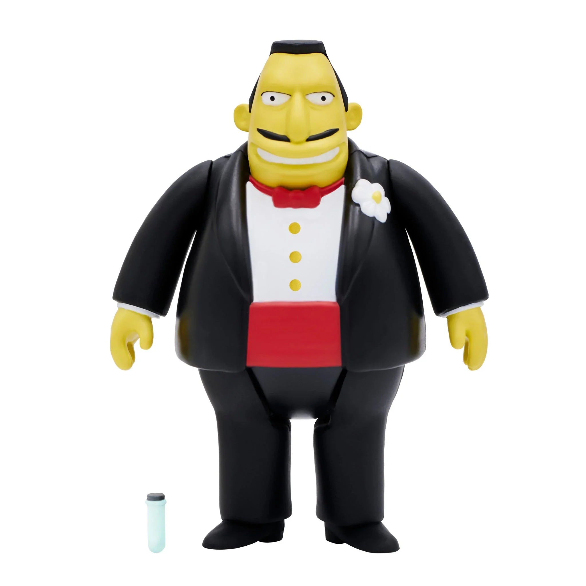 THE SIMPSONS REACTION WAVE 1 'SENATOR MENDOZA' ACTION FIGURE