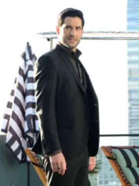 Tom Ellis Lucifer Suiting Blazer - New American Jackets