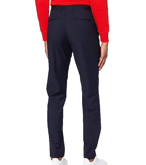 TOMMY HILFIGER Tailored Steel Pantalon de costume en laine vierge pour homme TT67866531 427 Bleu