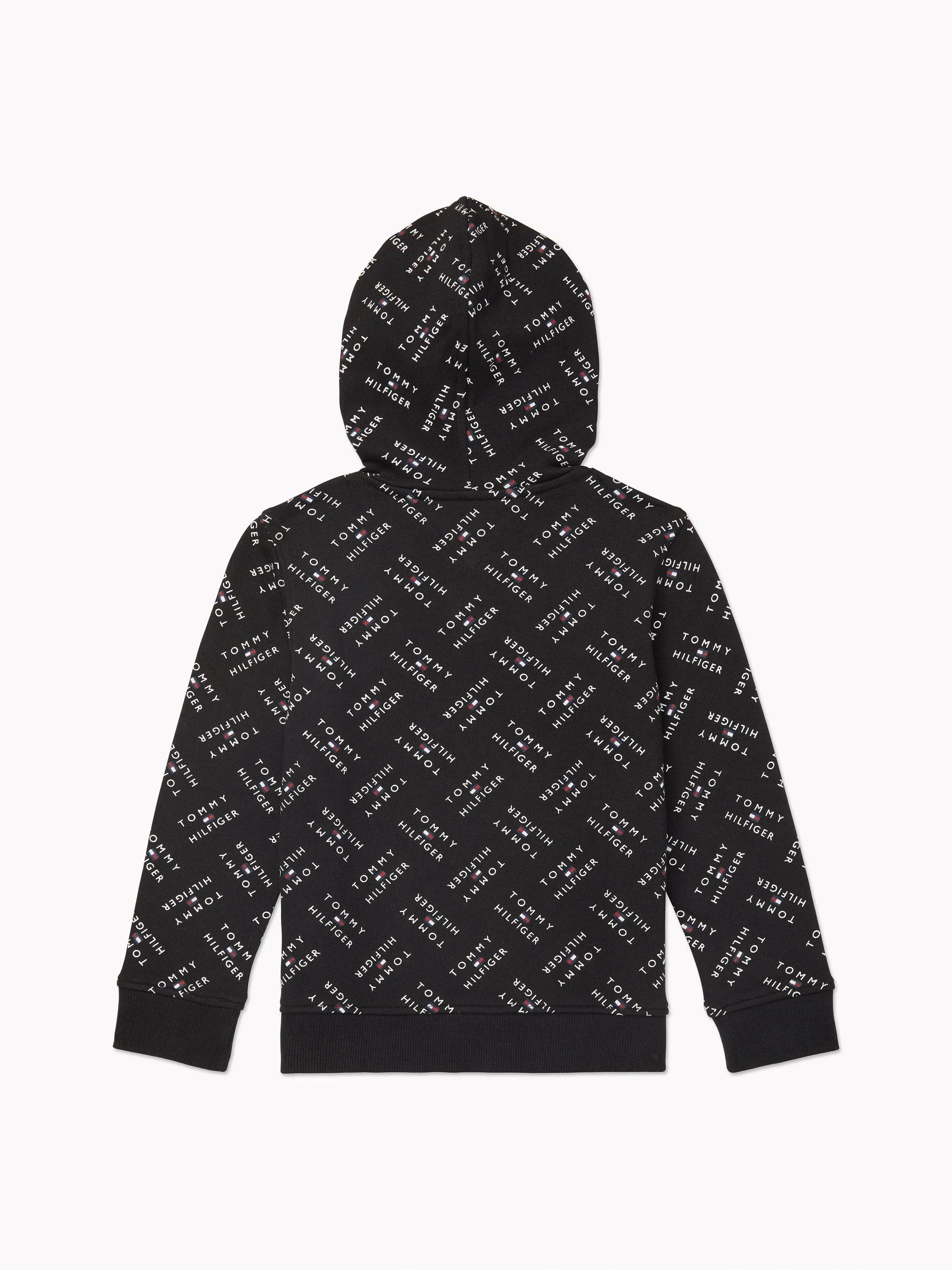 Tommy Logo Hoodie (Kids) - Black