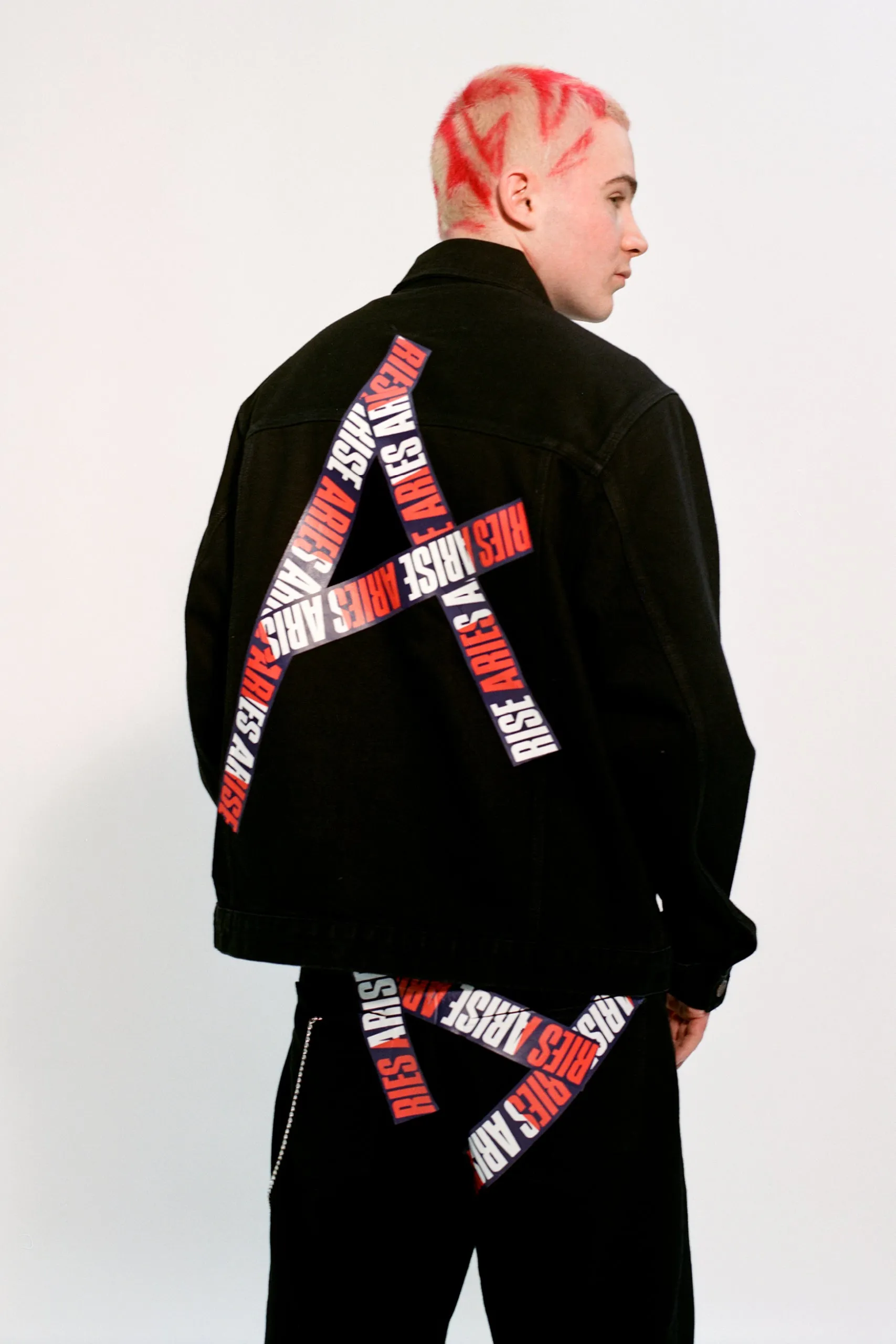 Tommy x Aries Taped Denim Jacket