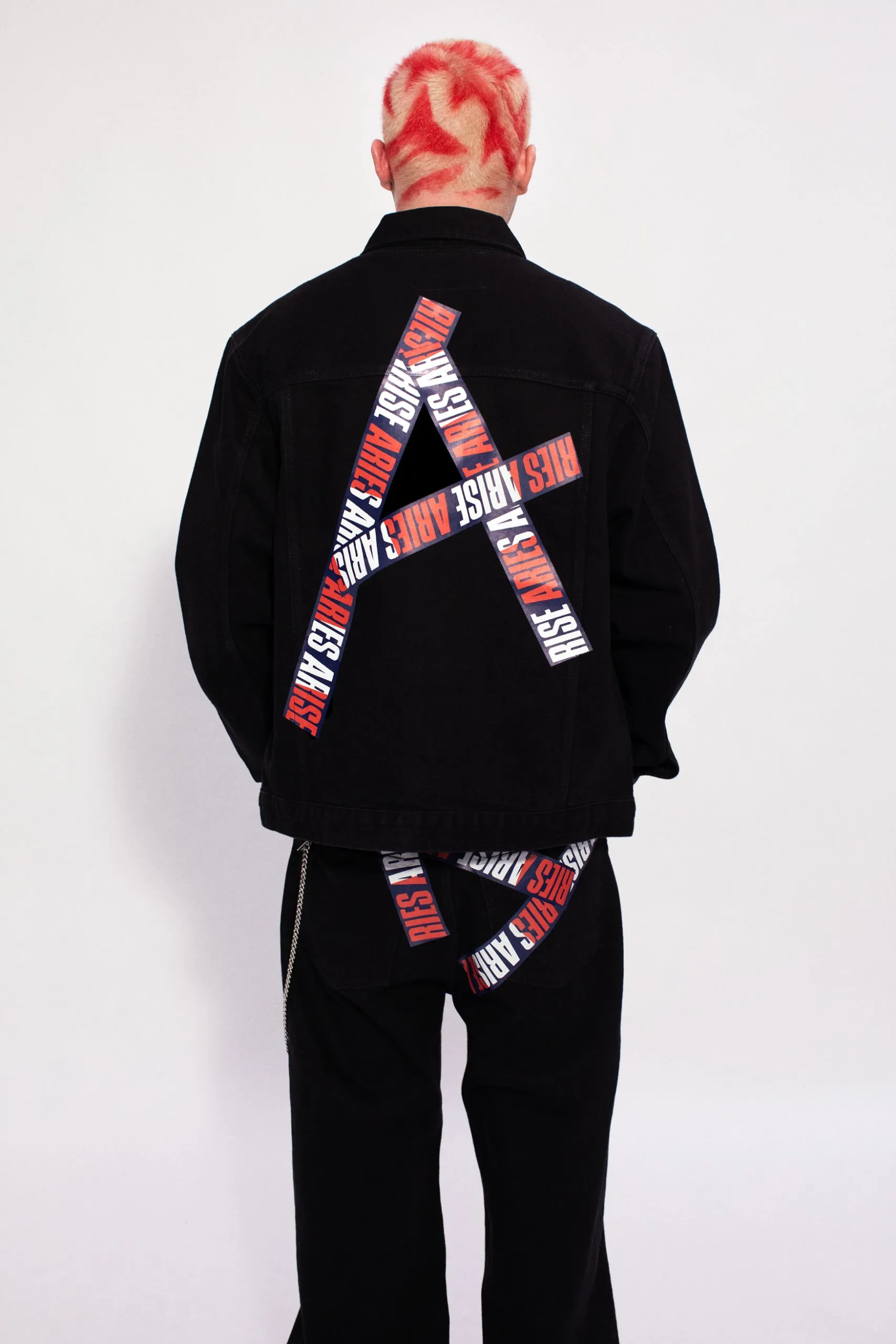 Tommy x Aries Taped Denim Jacket