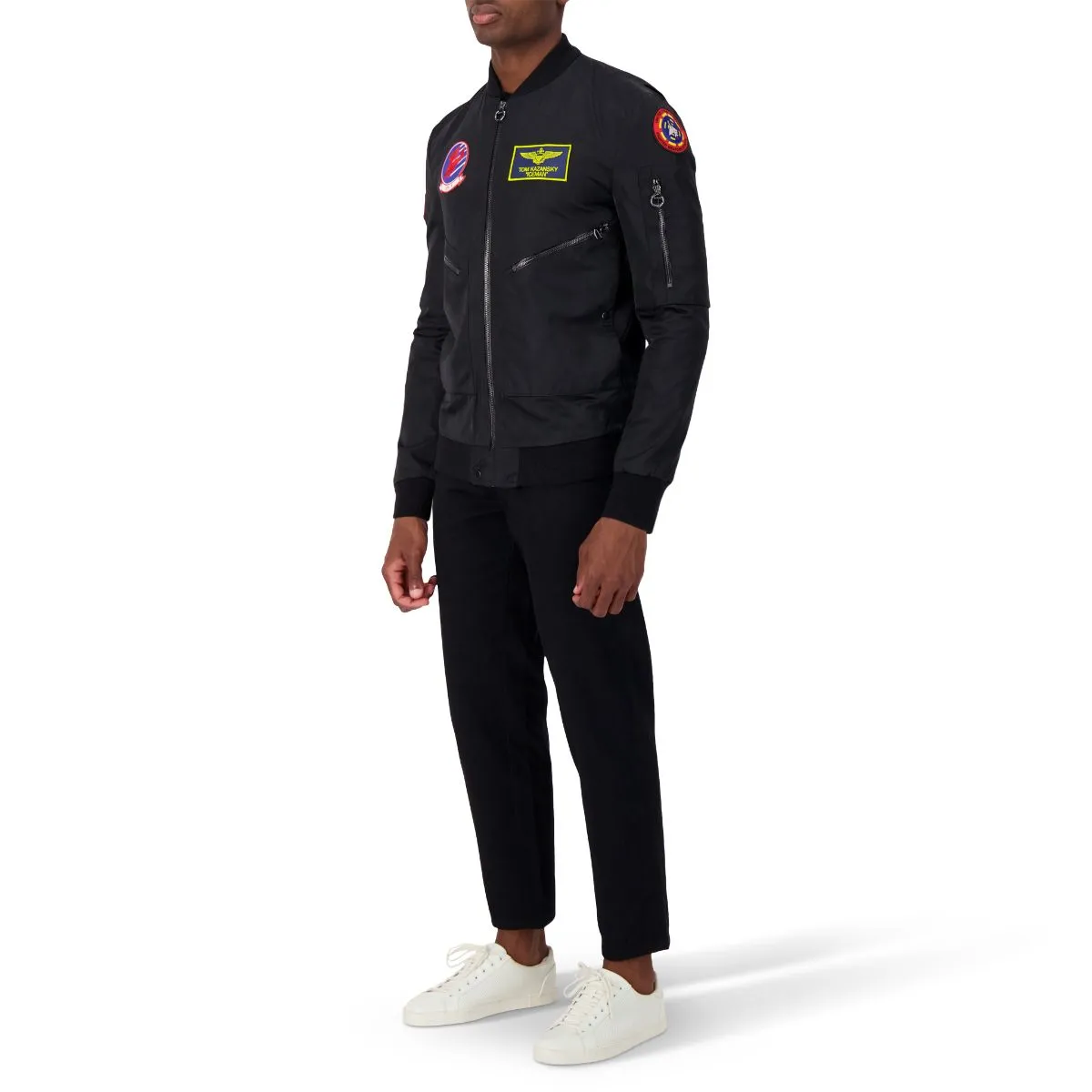 TOP GUN Unisex Stealth Bomber Jacket - STEALTH BLACK