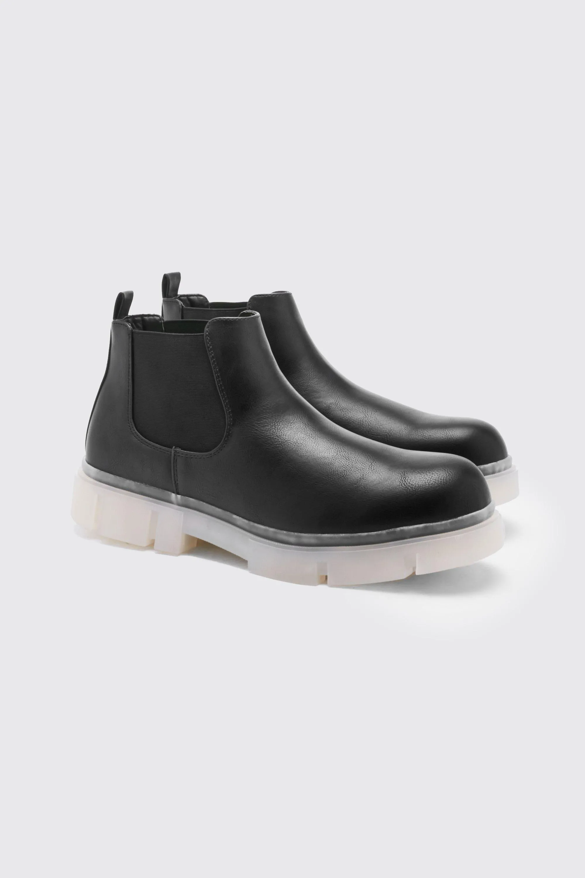 Track Sole Ankle Chelsea Boot