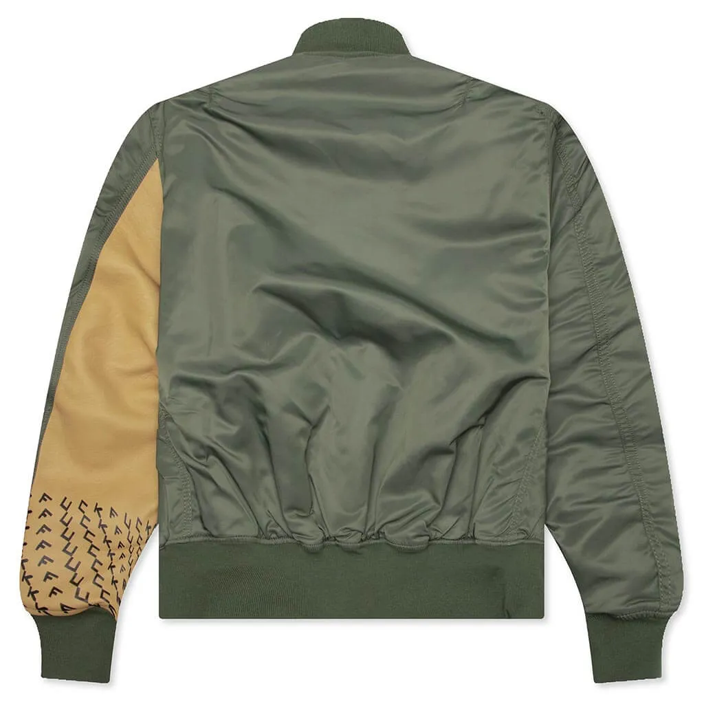 Undercover x Alpha Industries x Fragment Bomber Jacket - Khaki