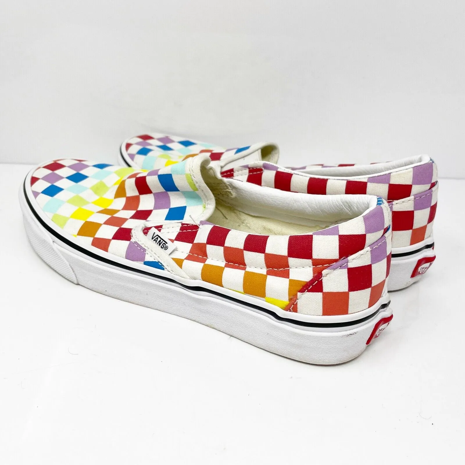 Vans Unisex Off The Wall 500714 Multicolor Casual Shoes Sneakers Size M 7 W 8.5