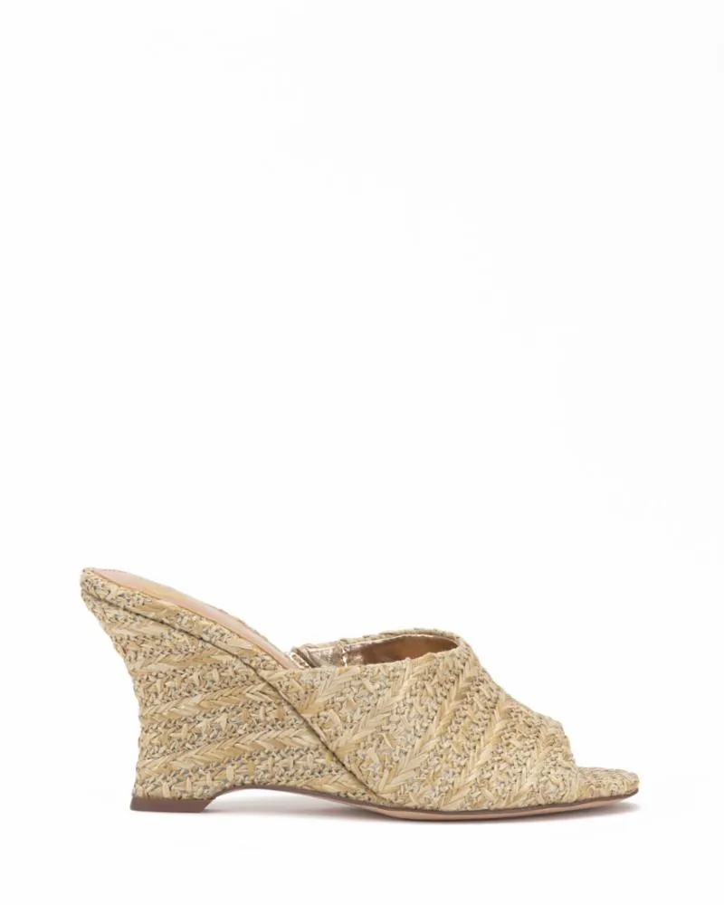 Vince Camuto VILTY STRAW/STRIPE TWO TONE RAFFIA