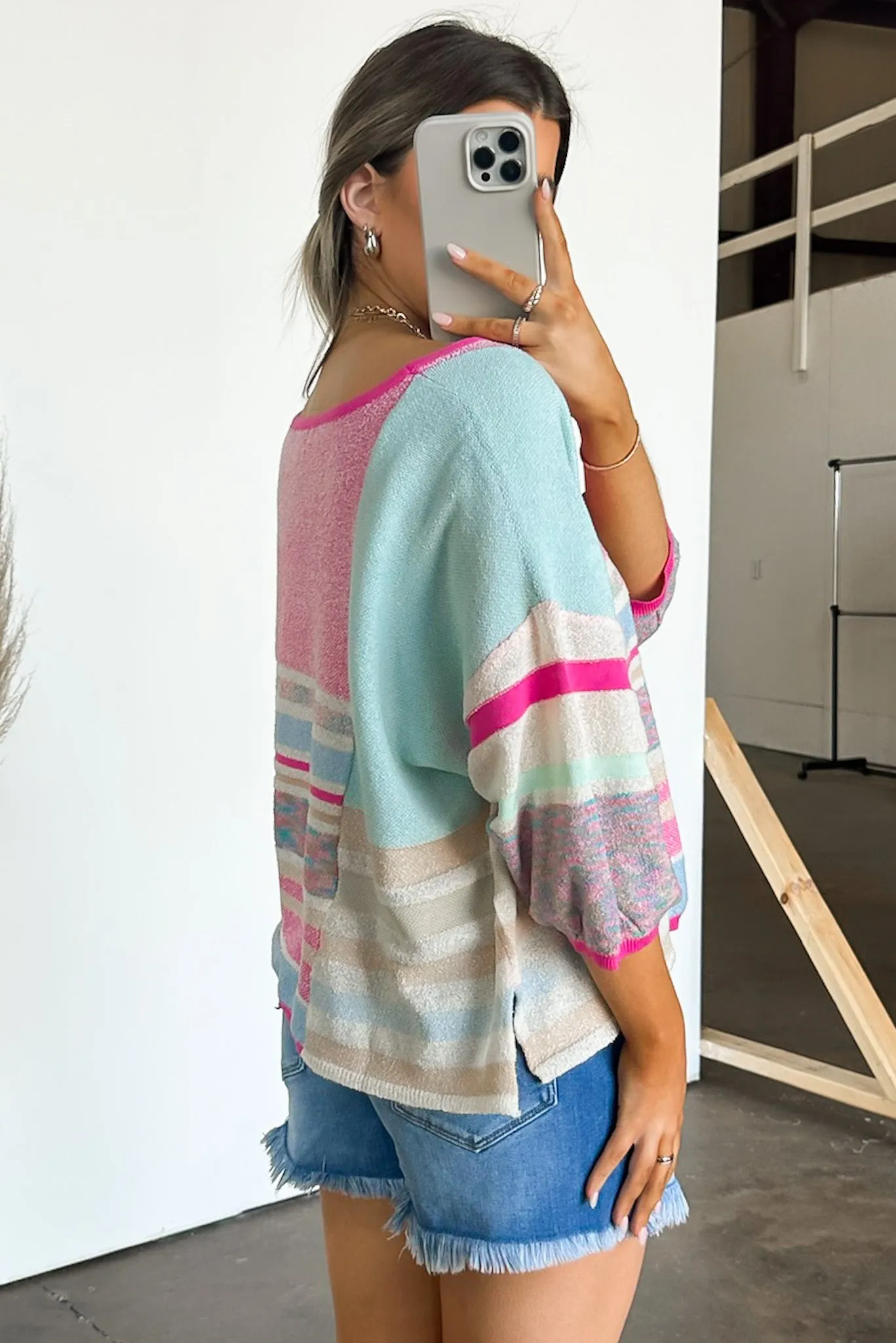 Vivendel Color Block Striped Knit Sweater - BACK IN STOCK