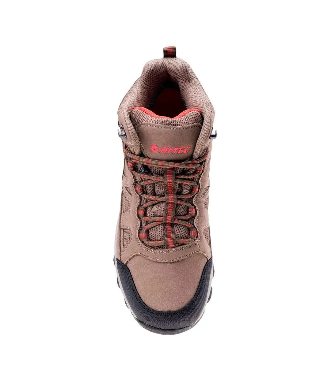 Womens/ladies lamite waterproof mid cut shoes smog/sand/watermelon red Hi-Tec