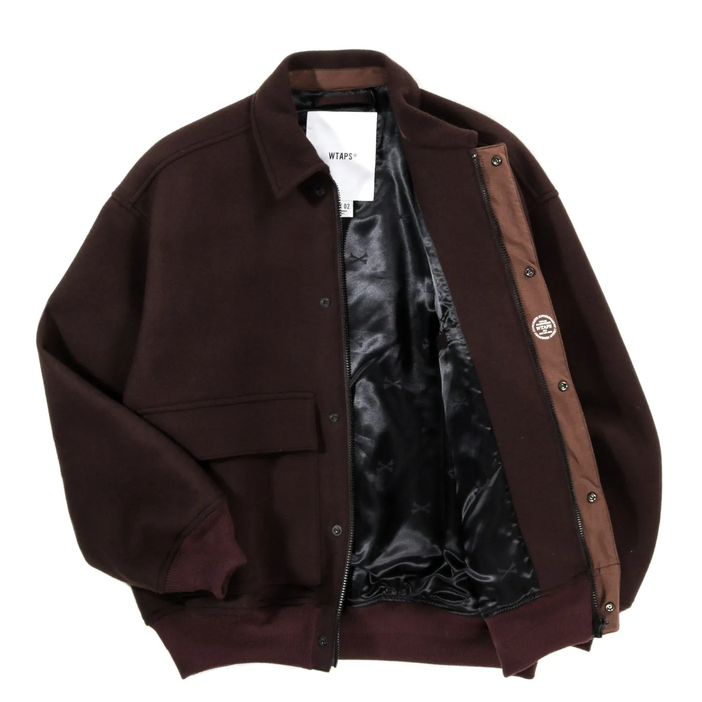 WTAPS WOOL JACKET 01 BROWN