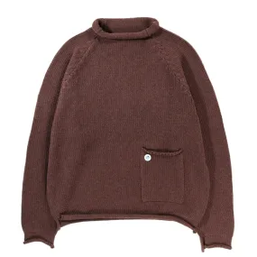 XENIA TELUNTS FISHERMAN SWEATER BROWN