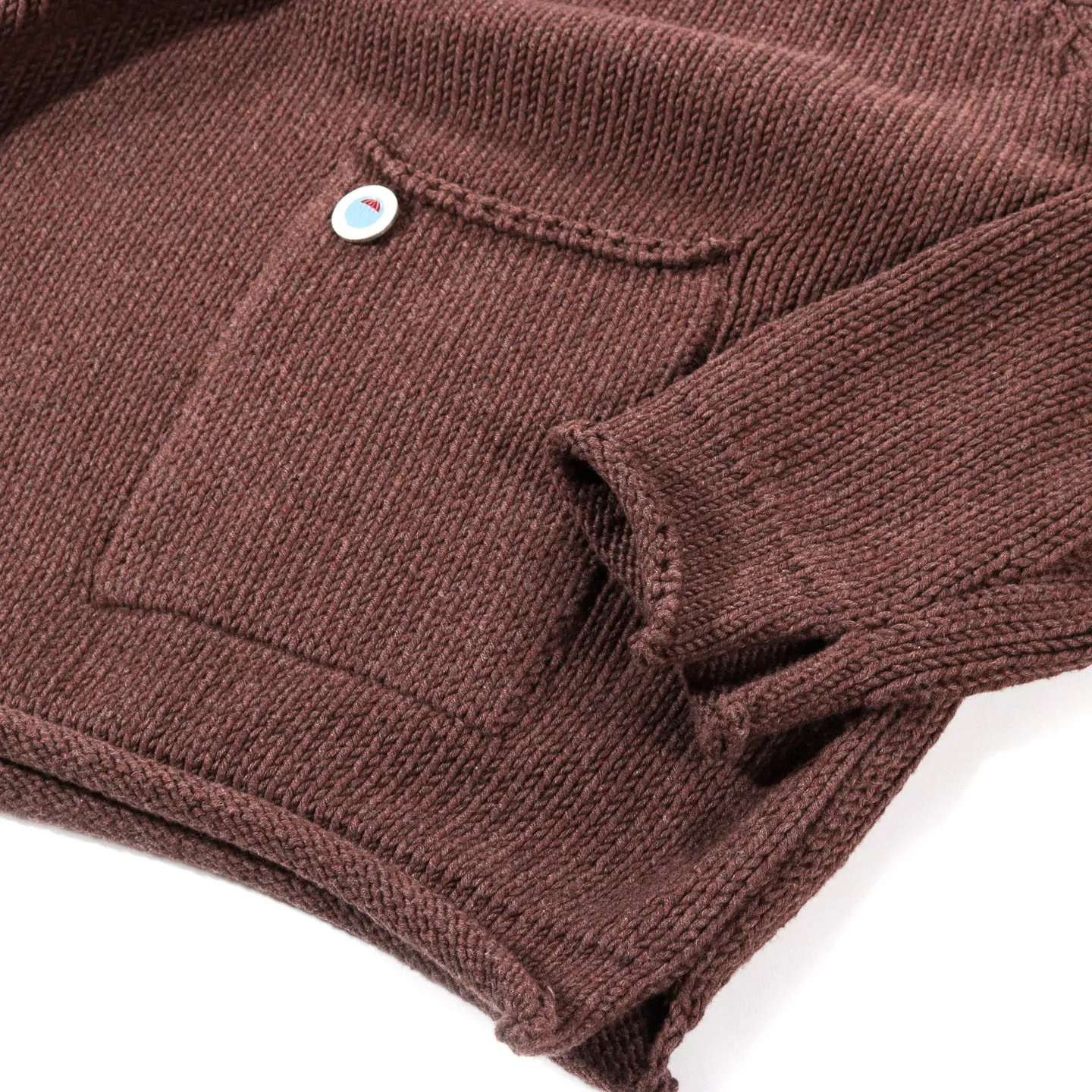 XENIA TELUNTS FISHERMAN SWEATER BROWN