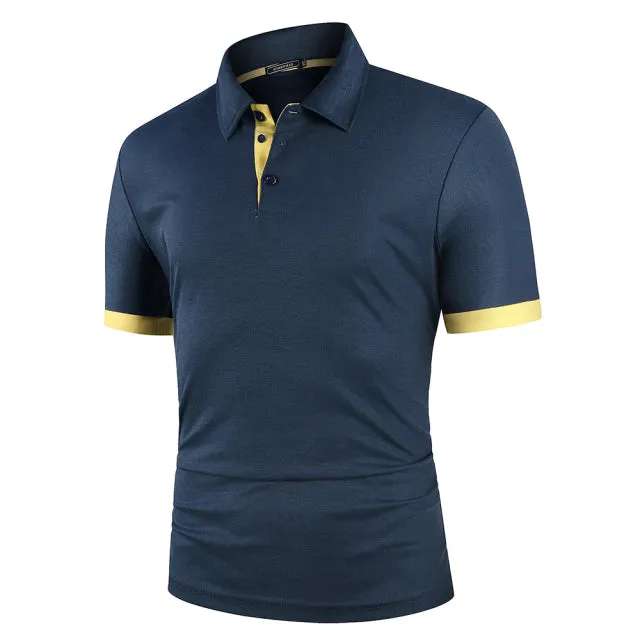 Xituodai Men Polo Men Shirt Short Sleeve Polo Shirt Contrast Color Polo New Clothing Summer Streetwear Casual Fashion Men tops